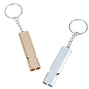 Alloy Aluminum Emergency Survival WhistleOutdoor Camping HikingTool W/KeychainME