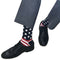 Patriotic American Flag Socks Unisex Fashion Casual Socks Fashion Wedding GifJ,a