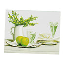 11CT Stamped Cross Stitch Kit for Beginners Green Summer Afternoon Tea Printed