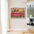 5D DIY Full Drill Diamond Painting Car Scenery Pattern Cross Stitch (09) A