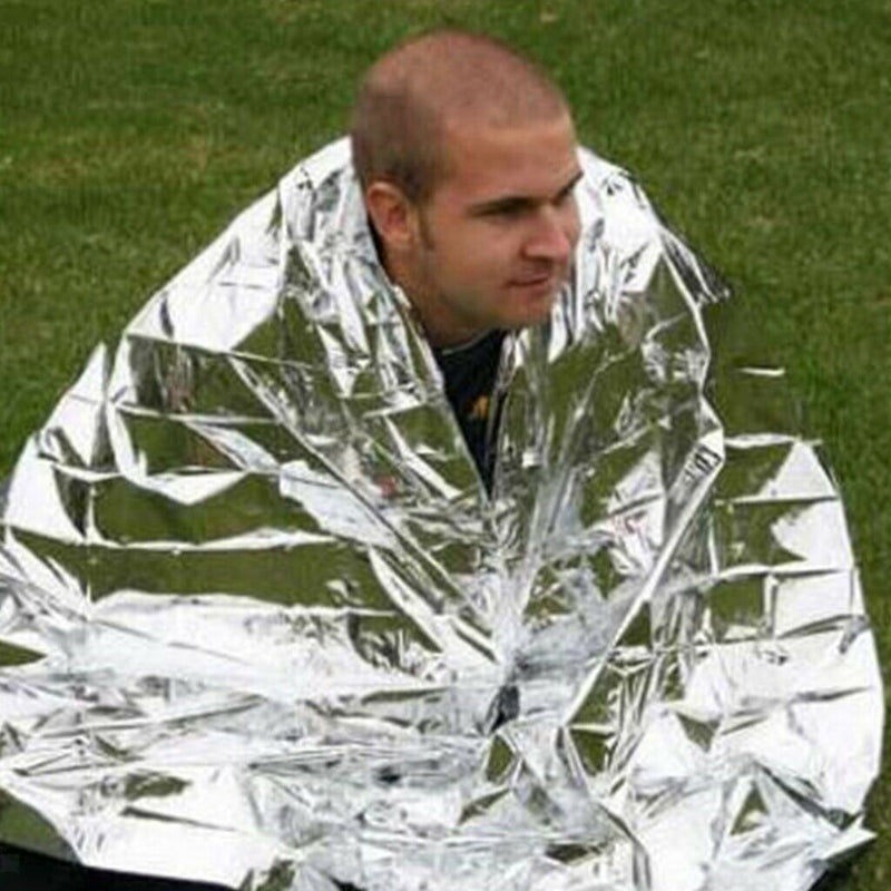 Big Outdoor Survival Emergency Foil Thermal Blankets Waterproof Sleeping Bag