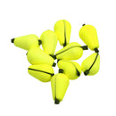 Tear Drop Foam Strike Indicator For Fly Fishing (20 x 10mm) Yellow 6 Pieces