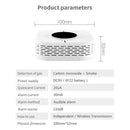 2 in 1 CO Smoke & Carbon Monoxide Detector Alarm for Smart Home Alarm Secur A3C6