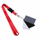 3 in 1 Pocket-Size Digital White Black Grey Balance Cards 18% Gray Card bidm JR
