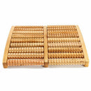 Wooden Foot Roller Wood Care Massage Reflexology Relax Relief Massage, 9 Ro
