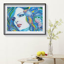 5D DIY Special Shaped Diamond Painting Beauty Cross Stitch Mosaic Kit Decor