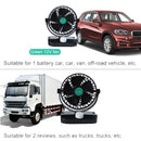 Mini 6 Inch Car Fan Single Head Shaking Small Electric Auto Fan Universal S