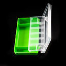 Lure 2 Layers ABS Transparent Cover Fishing Tackle Box Bait Storage Cases