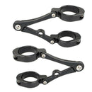 2x Motorbike Headlight Bracket Clamp 39mm-41mm Spotlight Holder for Suzuki