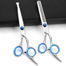 2x 6.7'' Barber Metal Haircutting Thinning Scissors Shears W/ Finger Insert