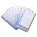 Vertical Business ID Badge Card Holder, 10 Pcs, Gray Clear M3K8