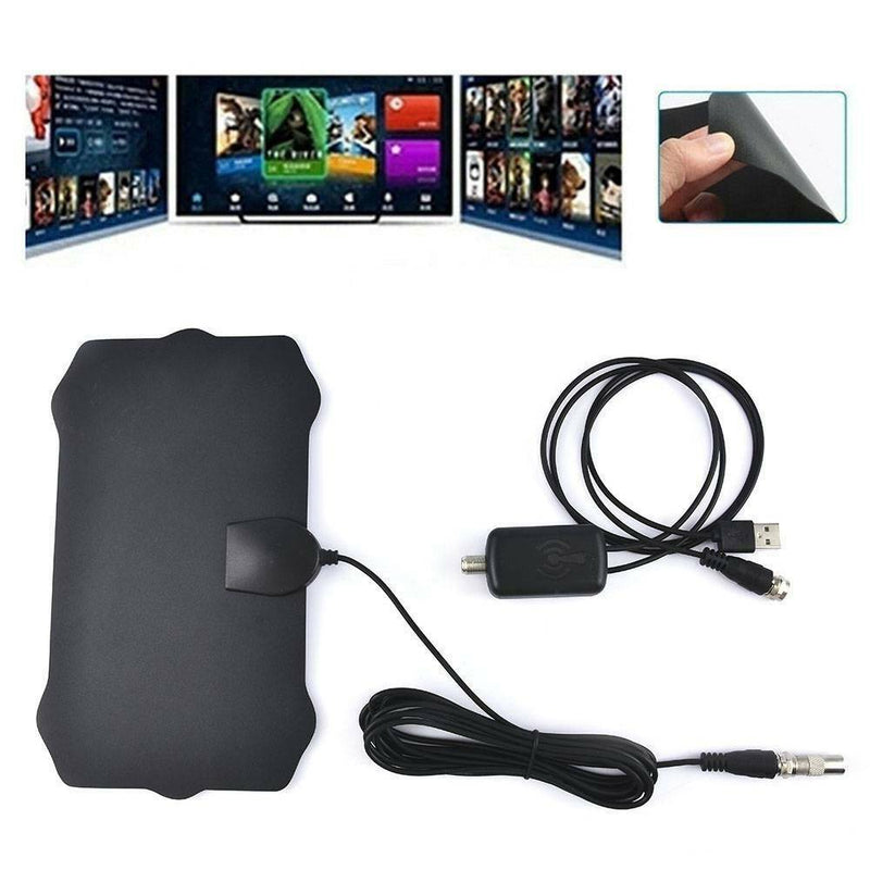 5000 Mile Range HDTV Antenna 4K HD Indoor Digital TV Aerial Signal Amplifier F4