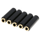 5 Pieces in 1 Pack 3.5mm Headphone Female Plugs, Soldering 4 Poles, Suitable for
