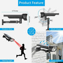 Led Solar Light Shark Pir Motion Sensor Solar Lamp Waterproof Solar Powered