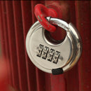 4 Code Combination Padlock Long Shackle Shed Lock Fence Hasp Cabinet Locker -