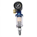 Spray Paint Gun Kit Air Regulator Gauge & In-line Air Oil Water Separator TME