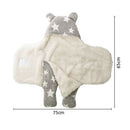 Infant Swaddle Wrap Baby Bedding Blanket Wearable Sleeping Bag Gray