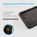 Camping Picnic Barbecue Tray Plate Outdoor Rectangle Non-Stick Frying Grill Pan