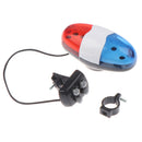 Bicycle 6 Flashing LED 4 Sounds Police Siren Trumpet Horn Bell Bike Rear Lig Gw