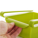 2pcs Slide Kitchen Fridge Freezer Space Saver Organizer Storage Rack(Green)