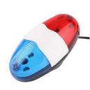 4 Sounds 6 LED Electric Horn Bell Speaker Alarm Siren For Bicycle Cycl DHU