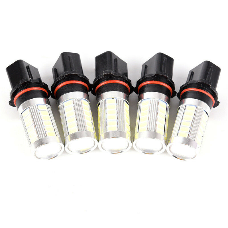 2X Xenon White High Power P13W LED Bulbs For Daytime Running Lights Fog Lamps BX
