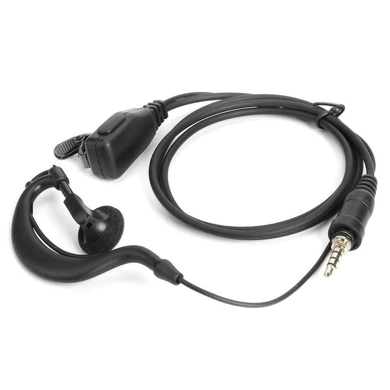 1 Pin G Shape Earpiece Headset with PPT Mic for Yaesu Vertex Radio VX-6R 7R vx-1