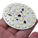 5X(12W Round 5730 SMD Lamp Plate 24 LED Super Bright LED Chip Light LED BulC8O8)
