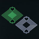 Rhombus Heart DIY Metal Stencil for Scrapbook Craft Embossing Cutting Die A