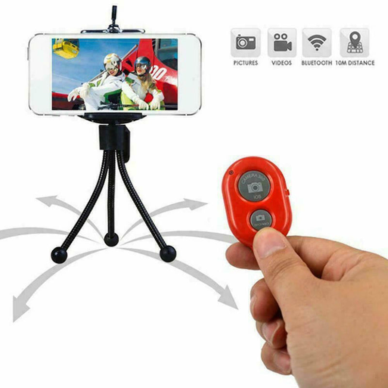 Camera Remote Control Bluetooth Wireless HandFree Work Smartphones For Most S9U8