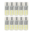 10pcs T10 W5W 24SMD 3014 LED Silica Tail Lights Brake Stop Rear Lamp