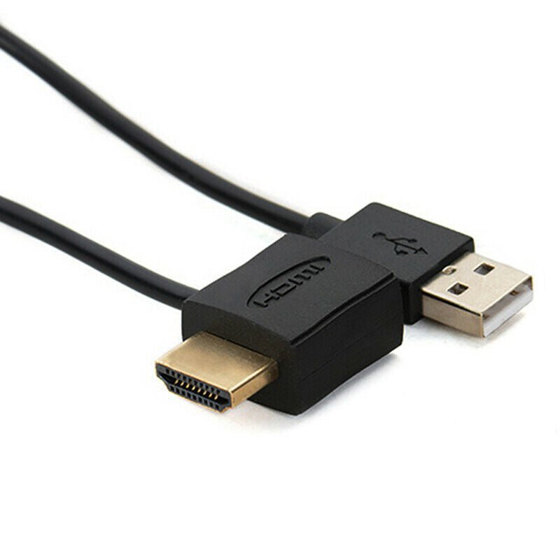 50CM USB 2.0 HDMI Male To Female Adapter Extender Power Connector Cable ME