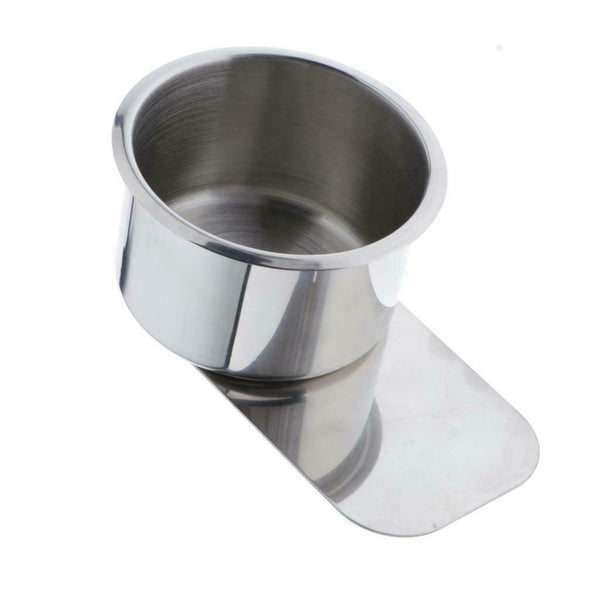 Stainless Steel Slide Under Drink Cup Holder for Poker Table Large/Small S