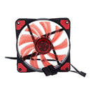 15 Lights LED PC Computer Chassis Fan Case Heatsink Cooler Cooling Fan DC 1 G9H6