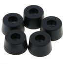5 Pack 33x19mm Furniture Cabinet Round Rubber Case Feet Anti-Slip Circular