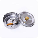 Practical Stainless Steel Smoking Ashtray Lid Rotation Fully Enclosed Asht TA3C