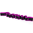 Yoga Resistance Band Indoor Gym Elastic Band Fitness Equipment (Rose Red) A
