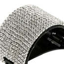 2 Pieces Blingbling Rhinestone Hair Grip Clip Crystal Cuff