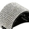 2 Pieces Blingbling Rhinestone Hair Grip Clip Crystal Cuff