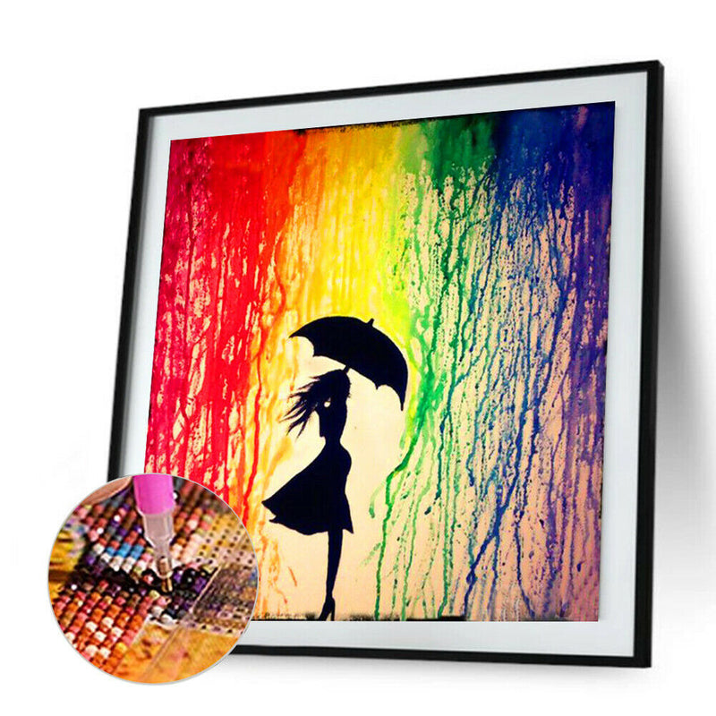 DIY Umbrella Girl Ornament Diamond Painting 5D Kit Full Round Drill Drawing