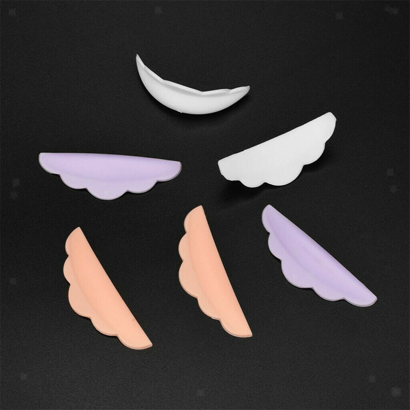 3 Pairs Eyelash Perming Lift Silicone Pads Lashes Guard Kit Make Up Tools