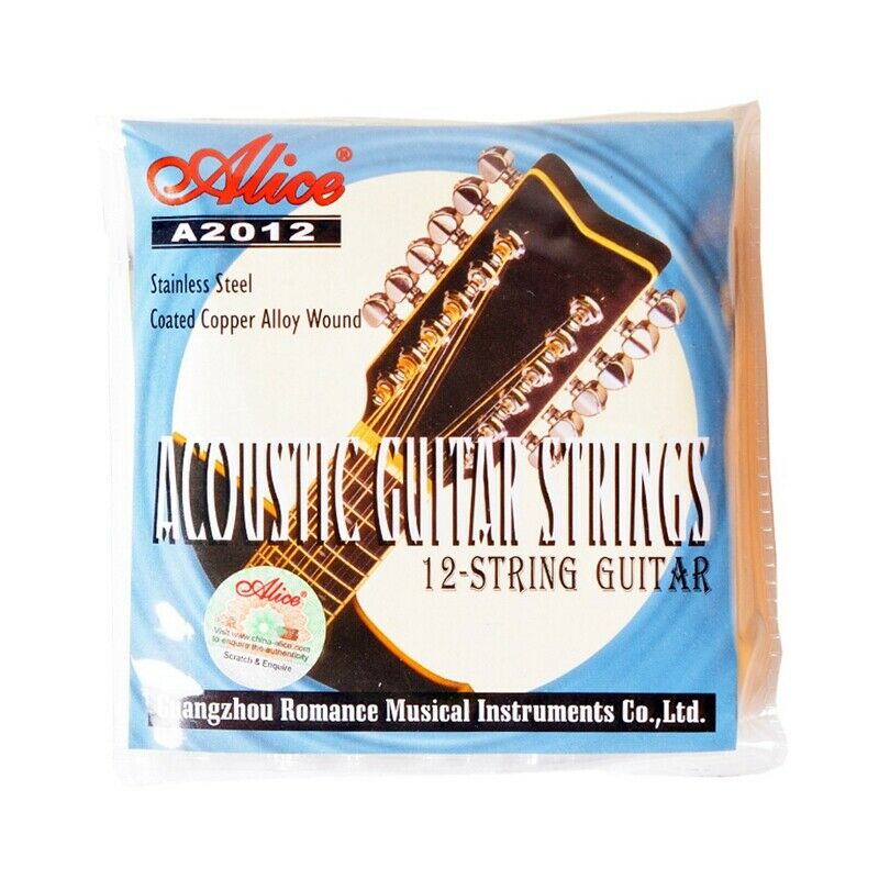 Alice A2012 12 Strings Acoustic Guitar Strings 010-026 Musical Instrument G