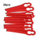 Red Plastic Blades for EINHELL AT BG-CT GE-CT RG-CT 18 Li Strimmer Trimmer x 20