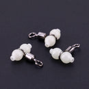 20pcs/lot Luminous Fishing Swivels Rolling Swivels Sea Tackle Connector