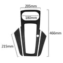 3Pcs Car Interior Accessories Carbon Fiber Gear Shift Knob Dashboard Cover