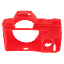 Red Soft Skin Silicone Cover Case for Sony A7 A7R A7S Camera Protector Accessory