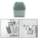 Stackable Bathroom Storage Box Drainable Punch-Free Toilet Rack Storage Box