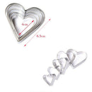 20pcs Stainless Star Heart Flower Round Cookie Cake Fruit Cutter Biscuit Mold-OZ