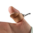 Thicken Cow Leather Thumb Finger Tip Protector Guard Ring Tab Leather Hunti E1A7