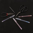 30 Pieces Leather Earring Making Kit with Templates, Faux Leather Sheet, and